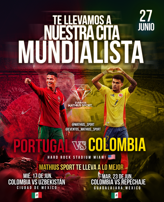 Fifa Copa Mundial 2026 - Colombia vs Portugal
