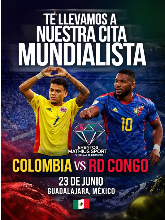 Fifa Copa Mundial 2026 - Colombia vs RD Congo